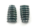 Carved Green Tourmaline Pair