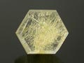 Golden Rutilated Hexa Quartz Cabochon