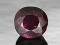 Cut Dark Black Purplish Ruby Master Sample, Burma