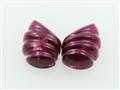 Rubelite Earing Pair Carving