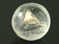 "Metallic Triangular" Inclusion in Quartz Cabochon, Mogok, Burma