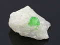 Bright Green Diopside in Matrix, Mogok, Burma