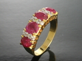 Ruby with diamond Ring