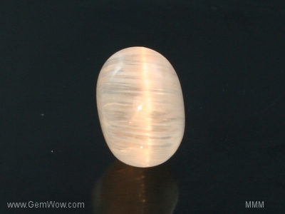 Albite Cat's Eye Cabochon, , 6.61 cts, 8.6 x 8 x 12.7 x mm