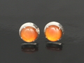 Yellow Jade Earrings with 925 Silver
