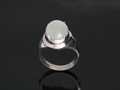 Jade Ring with Silver
