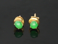 Jade Earrings with Gold Plated
