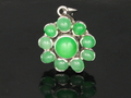 Jade Pendant with Silver